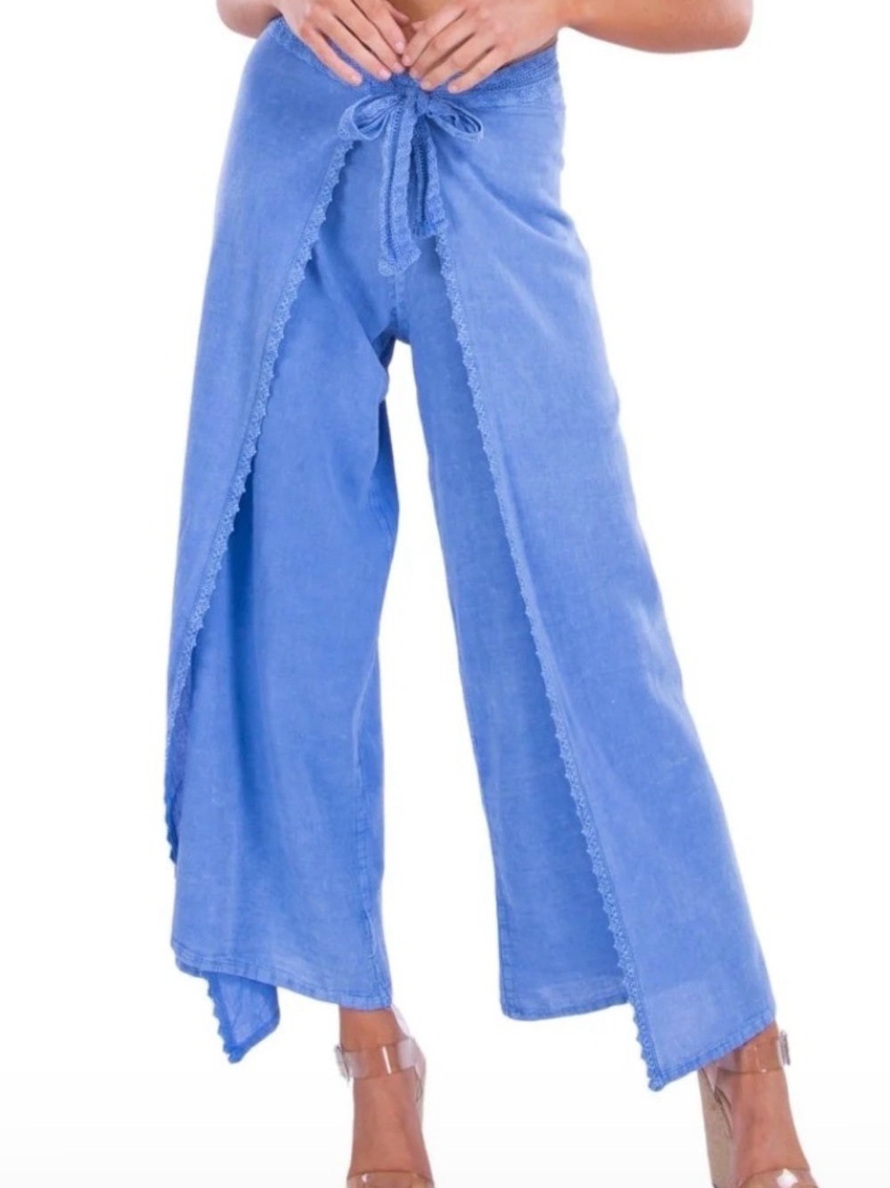 *NEW*Sz XL*Seaspice*Women's Wrap Wide-Leg Pants